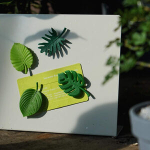 Creative Green Turtle Leaf Fridge Magnet Stickers